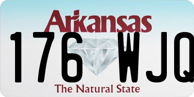 AR license plate 176WJQ