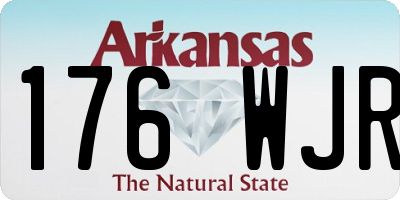 AR license plate 176WJR