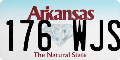 AR license plate 176WJS