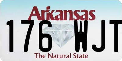 AR license plate 176WJT