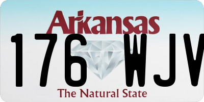 AR license plate 176WJV