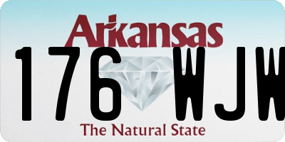AR license plate 176WJW