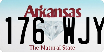 AR license plate 176WJY