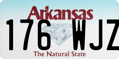 AR license plate 176WJZ