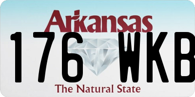 AR license plate 176WKB