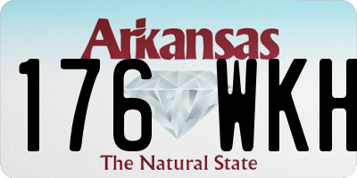AR license plate 176WKH
