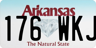 AR license plate 176WKJ