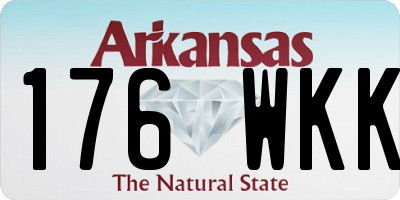 AR license plate 176WKK