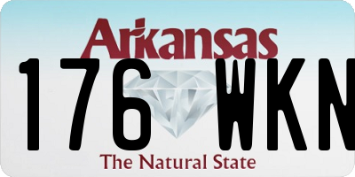 AR license plate 176WKN