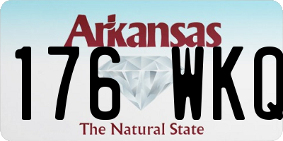 AR license plate 176WKQ