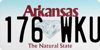 AR license plate 176WKU