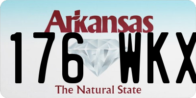 AR license plate 176WKX