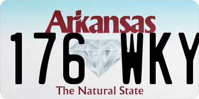 AR license plate 176WKY