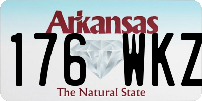 AR license plate 176WKZ