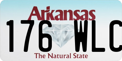 AR license plate 176WLC