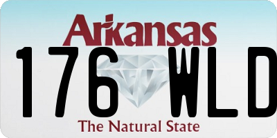 AR license plate 176WLD