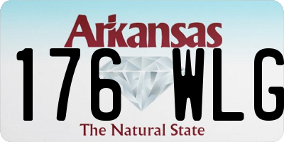 AR license plate 176WLG