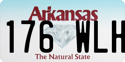 AR license plate 176WLH