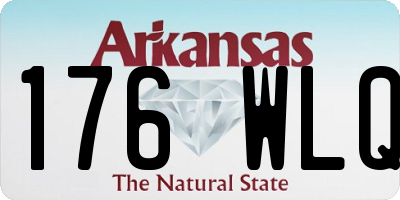 AR license plate 176WLQ