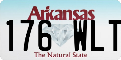 AR license plate 176WLT