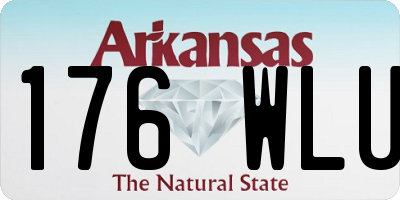 AR license plate 176WLU