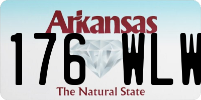 AR license plate 176WLW