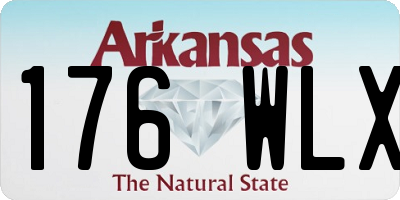 AR license plate 176WLX