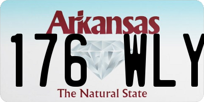 AR license plate 176WLY