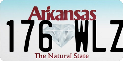 AR license plate 176WLZ