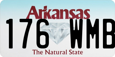 AR license plate 176WMB
