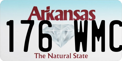 AR license plate 176WMC