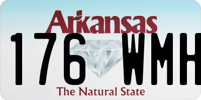 AR license plate 176WMH