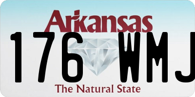 AR license plate 176WMJ