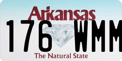 AR license plate 176WMM