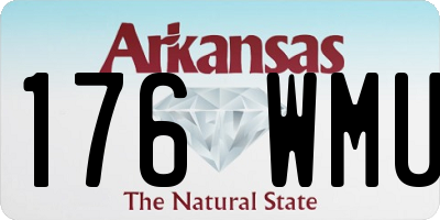 AR license plate 176WMU