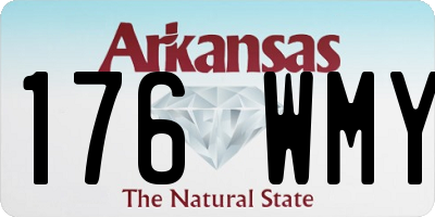 AR license plate 176WMY