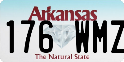 AR license plate 176WMZ