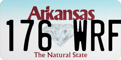 AR license plate 176WRF