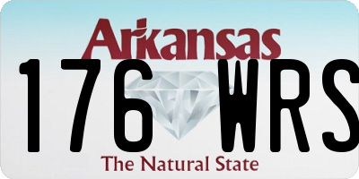 AR license plate 176WRS