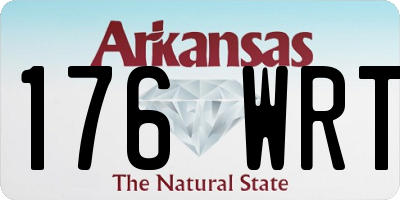 AR license plate 176WRT