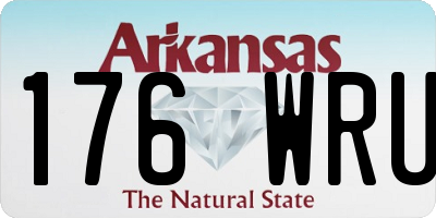 AR license plate 176WRU