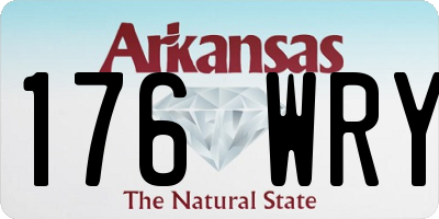 AR license plate 176WRY