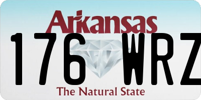 AR license plate 176WRZ