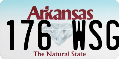 AR license plate 176WSG