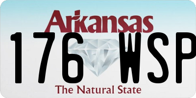 AR license plate 176WSP