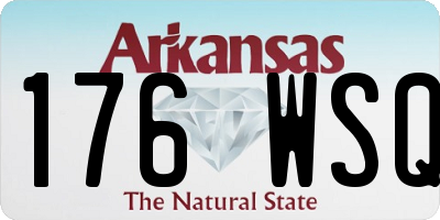 AR license plate 176WSQ