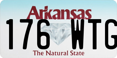 AR license plate 176WTG