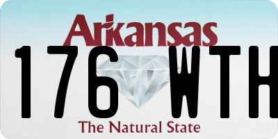 AR license plate 176WTH