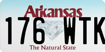 AR license plate 176WTK