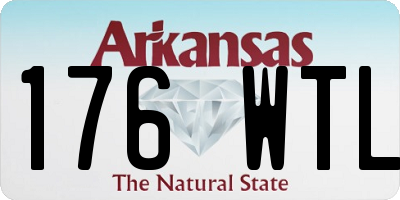 AR license plate 176WTL